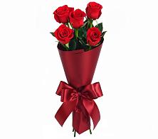 Букет 5 Красных роз Эдлесс Лав в Шаховской