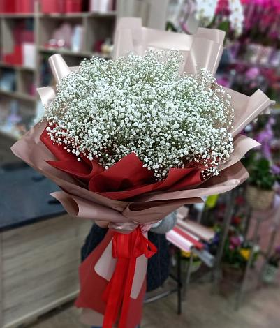 Букет цветов из: Гипсофила в Шаховской