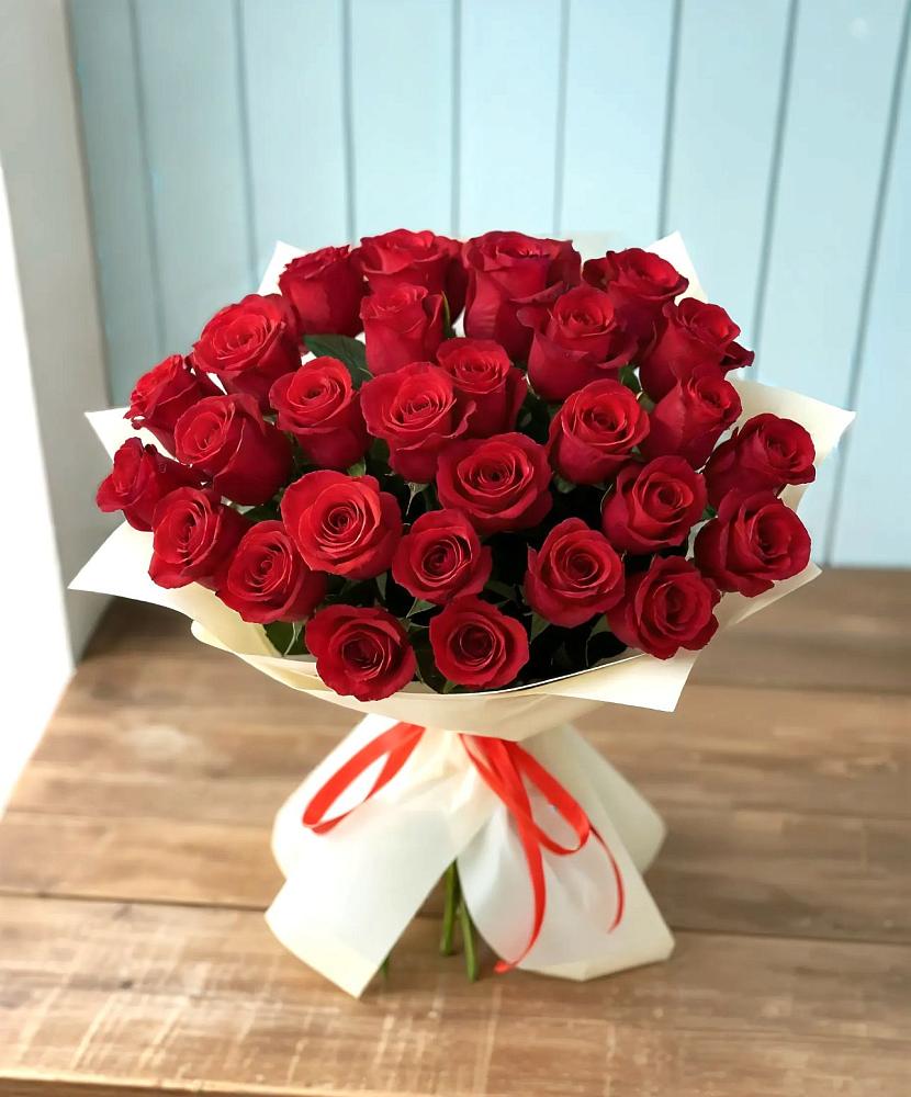 Букет 29 Красных роз в Шаховской