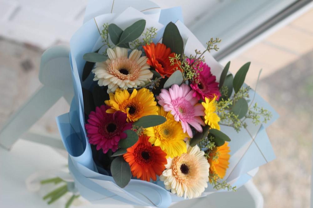 Букет цветов из: Герберы в Шаховской