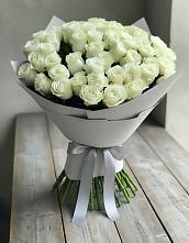 Букет 35 Белых роз в Шаховской