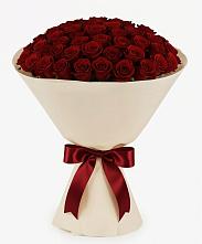 Букет 101 Бордовая роза Блэк Бакарра в Шаховской