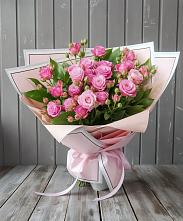 Букет Розовый кустик в Шаховской