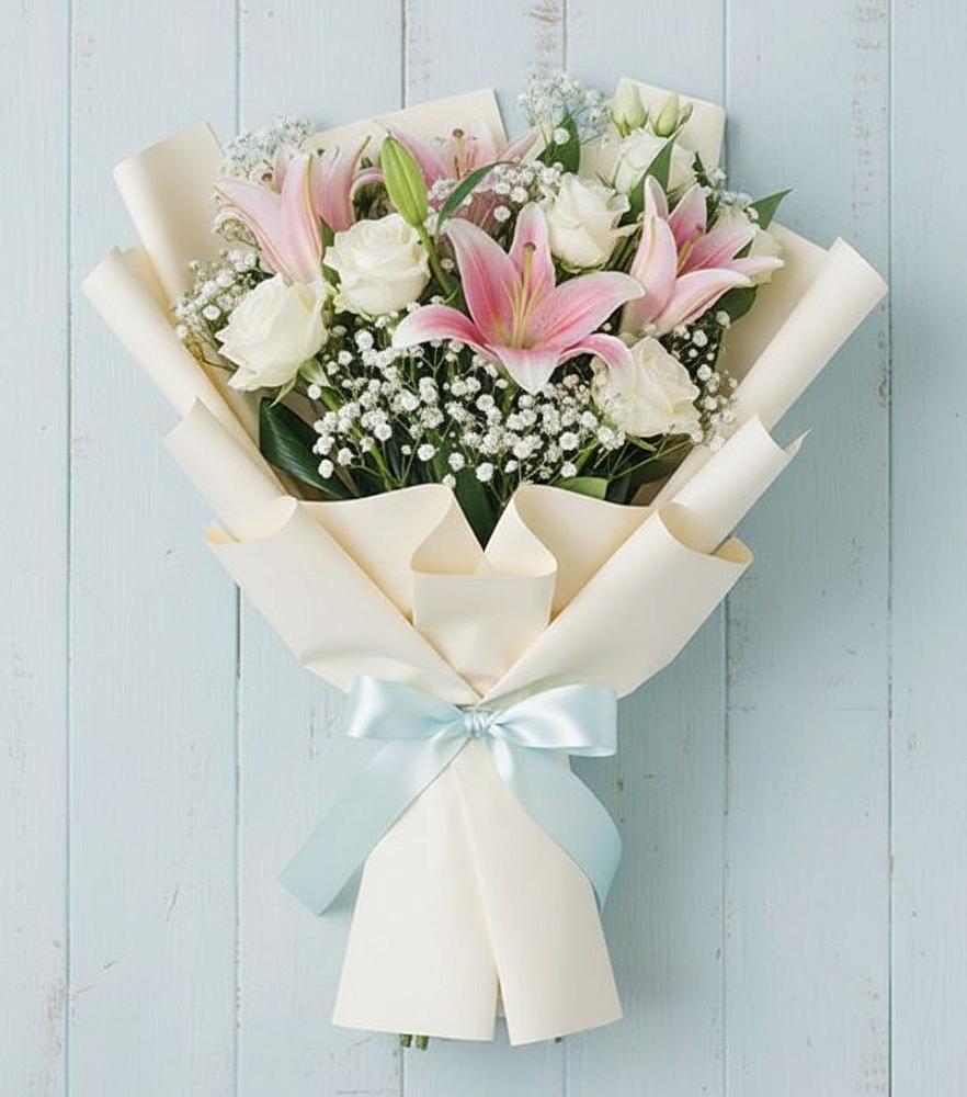 Букет цветов из: Лилии в Шаховской