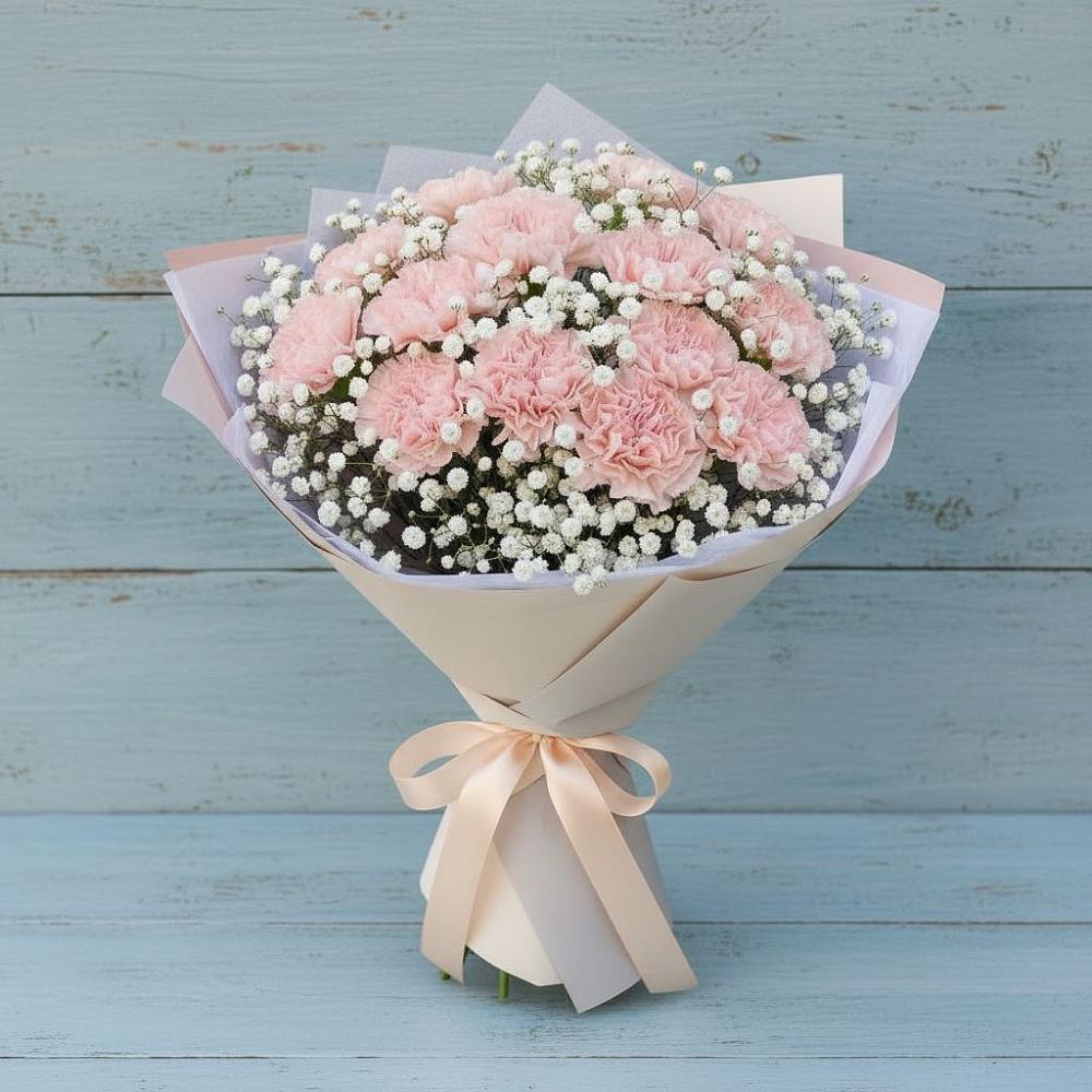 Букет цветов из: Гвоздики в Шаховской
