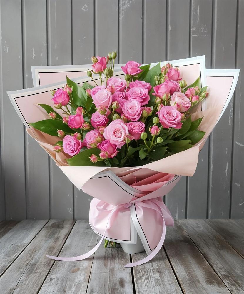 Букет Розовый кустик в Шаховской