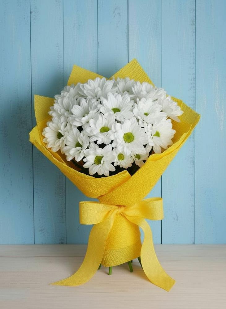 Букет цветов из: Хризантемы в Шаховской