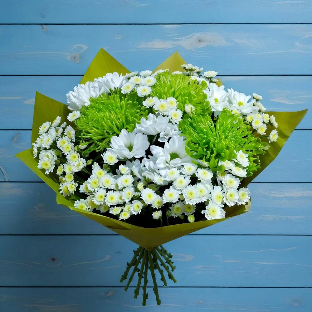 Букет цветов из: Хризантемы в Шаховской