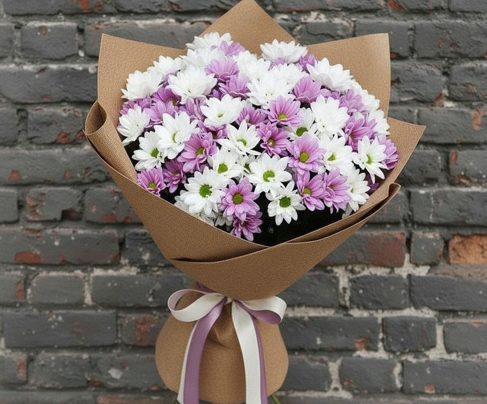 Букет цветов из: Хризантемы в Шаховской