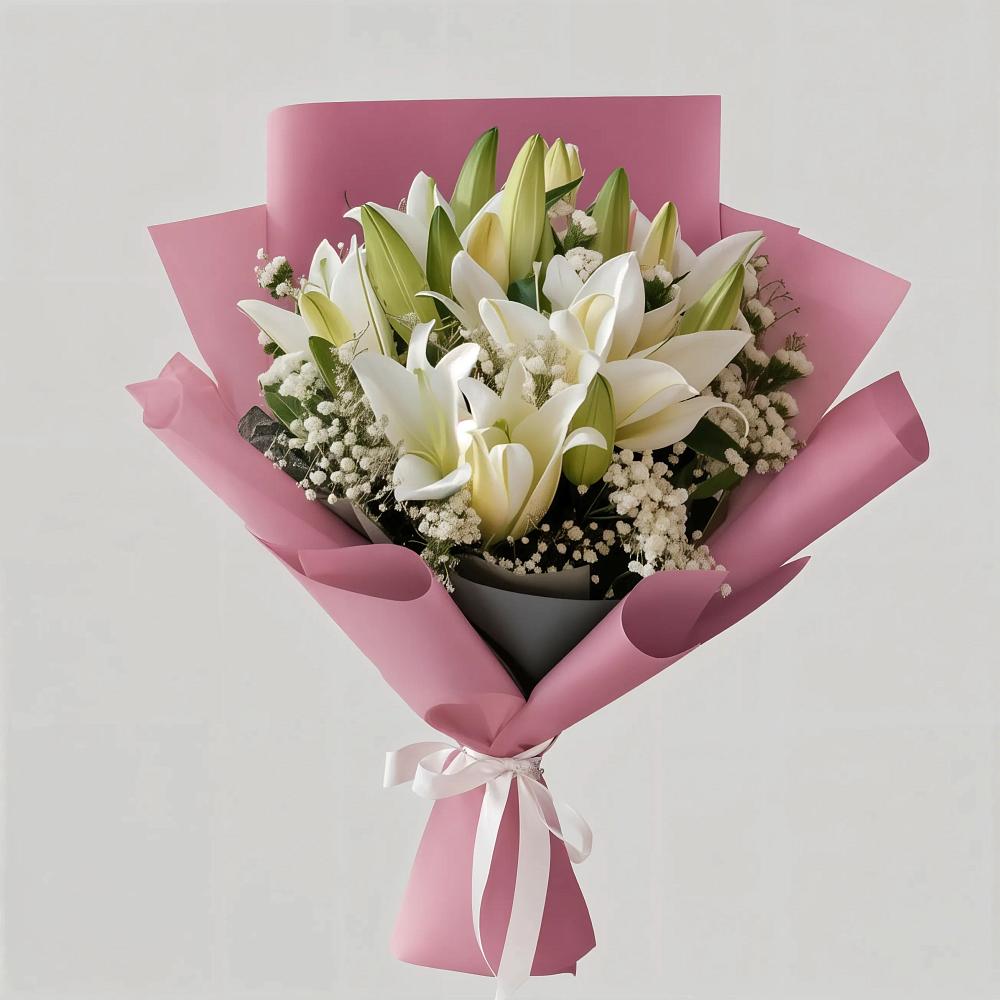 Букет цветов из: Лилии в Шаховской