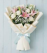 Букет цветов из:  Лилии в Шаховской