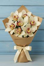 Букет цветов из:  Орхидеи и Розы в Шаховской